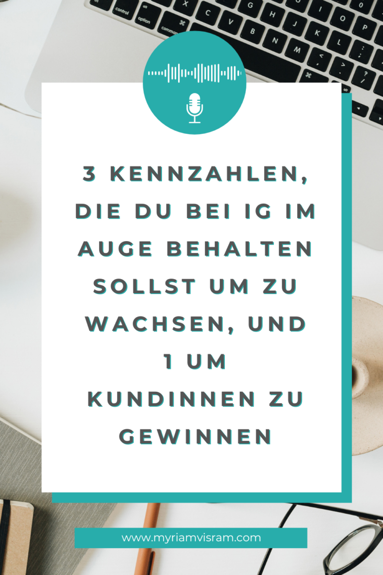 3 Kennzahlen, die du bei IG im Auge behalten sollst um zu wachsen, und 1 um KundInnen zu gewinnen